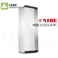 NIBE S1255-6 PC  SOLE  Wärmepumpe mit WW-Speicher und Passivkühlung